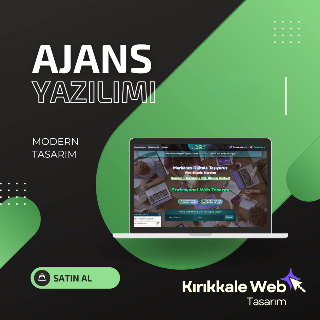 Dijital Ajans Yazılımı <br> (Sınırsız Dil + Kur Sistemi)