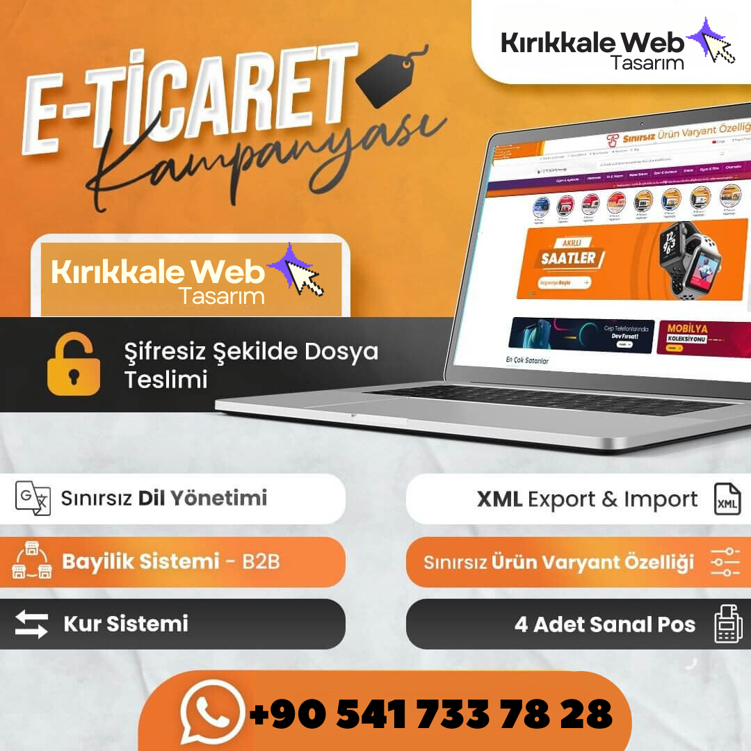 E-Ticaret Yazılımı V2<br>(Bayi Sistemi b2b + Dil + Kur + Xml)
