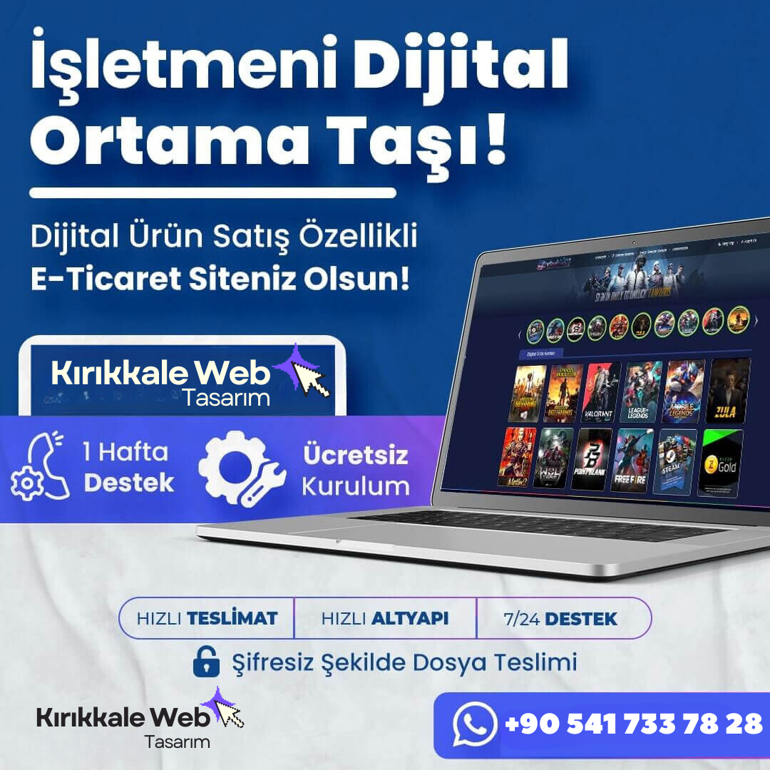 E-Ticaret Yazılımı v7<br>(Dijital Ürün)